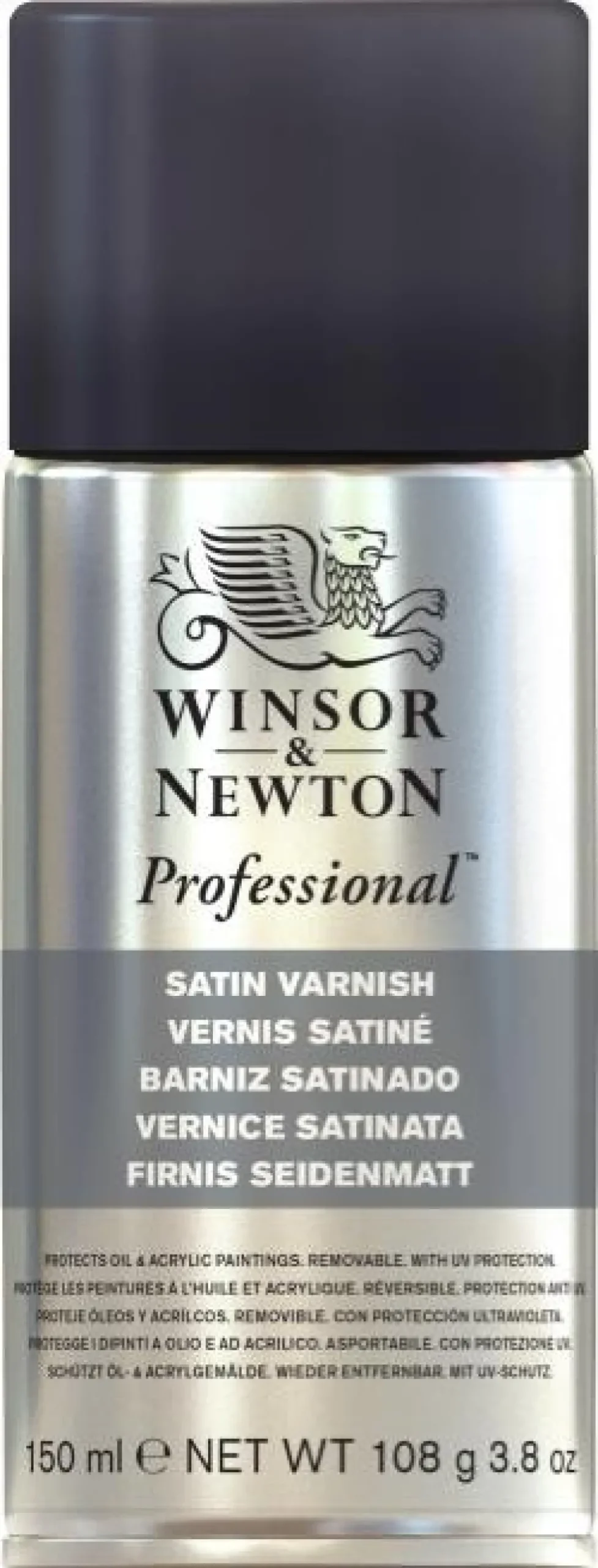 Werniks, utrwalacz w sprayu Professional - Winsor & Newton - satynowy, 150 ml