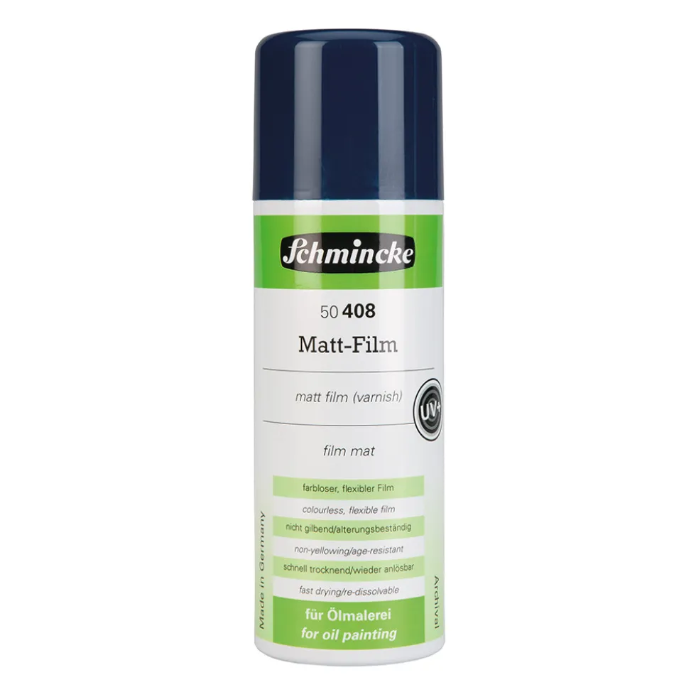 Werniks w sprayu do farb olejnych - Schmincke - matowy, 300 ml