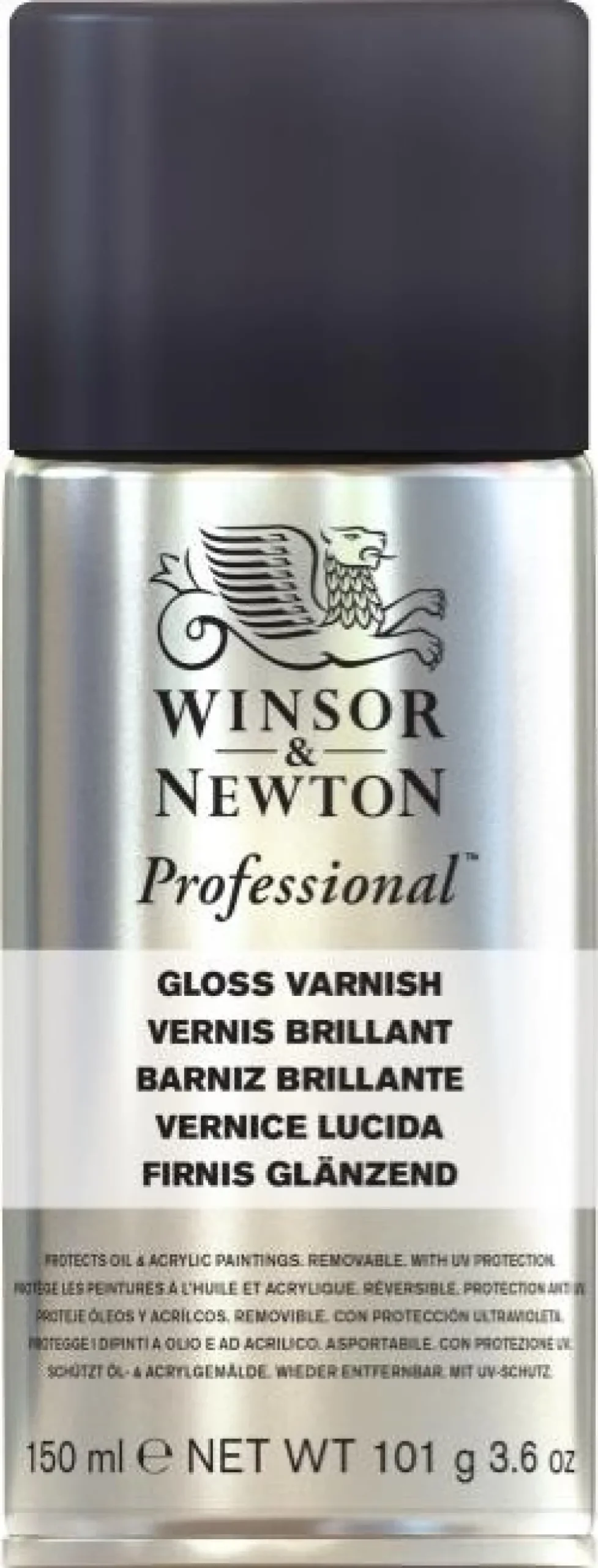 Werniks w sprayu Professional - Winsor & Newton - błyszczący, 150 ml