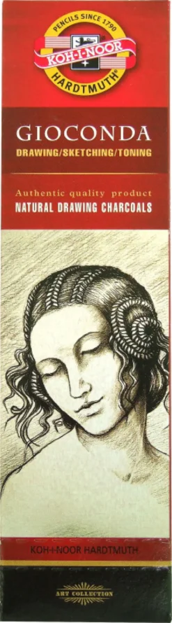 Węgiel kreślarski, naturalny - Koh-I-Noor - 6 szt.