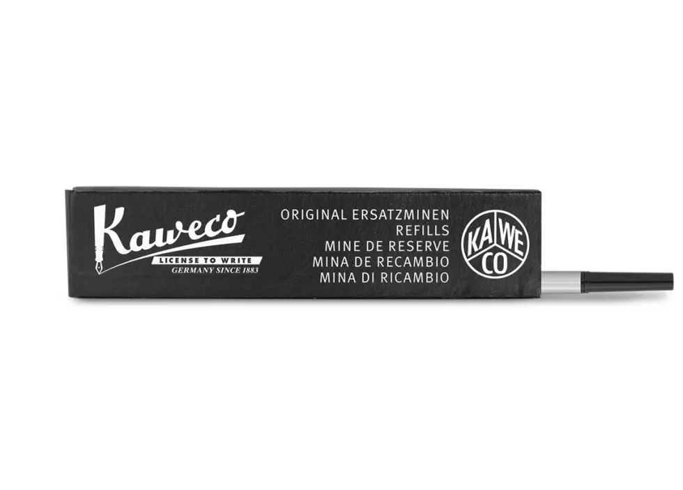 Wkład Euro do piór kulkowych - Kaweco - czarny, 0,5 mm