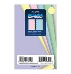 Wkład w kropki do notesu - Filofax - pastel 60 ark.