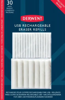 Wkłady do gumki elektrycznej na USB - Derwent - 30 szt.
