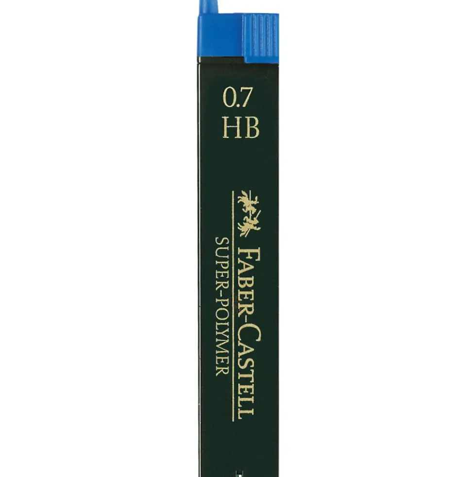 Wkłady grafitowe Super Hi Polymer, 0,7 mm - Faber-Castell - HB, 12 szt.