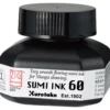 Wolnoschnący tusz ZIG Cartoonist Sumi Ink - Kuretake - czarny, 60 ml