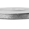 Wstążka brokatowa 6 mm - srebrna, 32 m