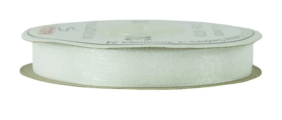 Wstążka szyfonowa 12 mm 32 m - 9002