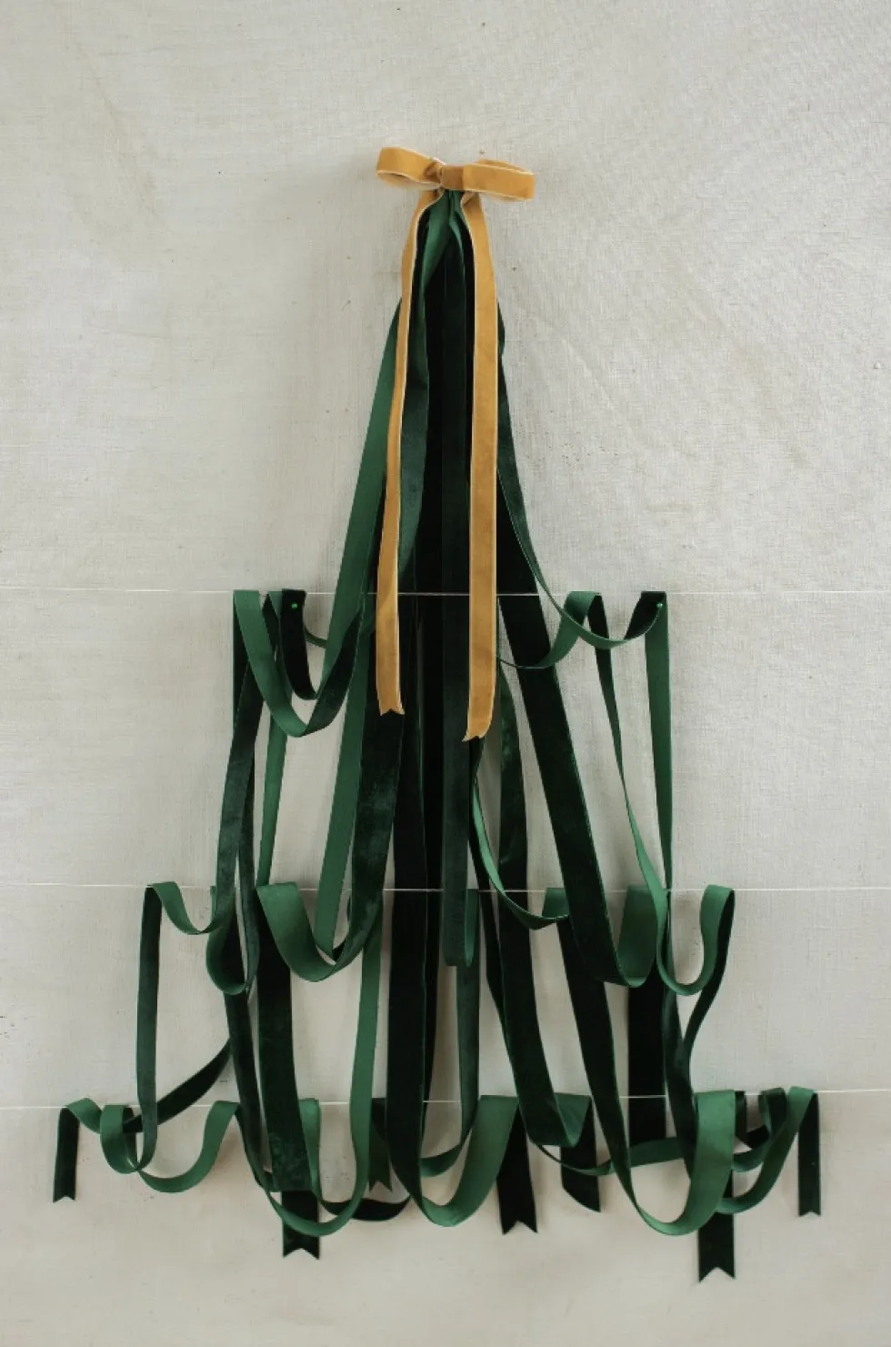 Wstążka welurowa - butelkowa zieleń, 2,5 cm x 10 m