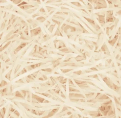 Wypełnienie do prezentów, sianko papierowe - kremowe, 100 g