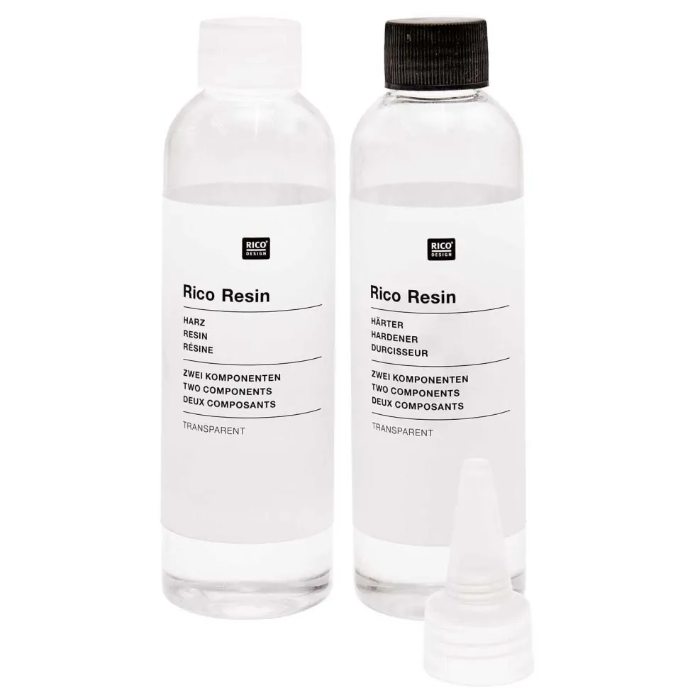 Żywica dwuskładnikowa - Rico Design - transparentna, 300 ml