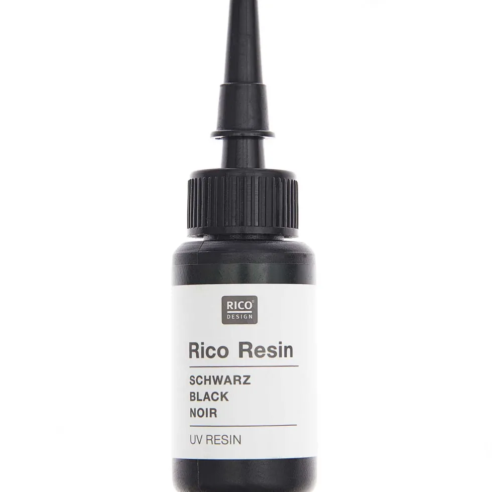 Żywica epoksydowa UV Resin - Rico Design - czarna, 10 ml