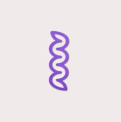 Zakładka Mini Helix 3D - The Completist. - Lavender