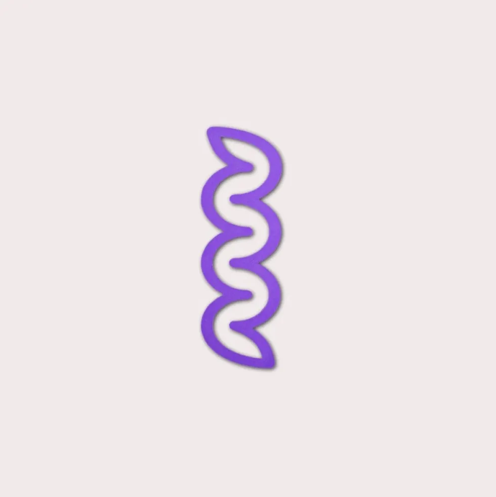 Zakładka Mini Helix 3D - The Completist. - Lavender