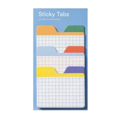 Zakładki samoprzylepne w kratkę Sticky Tabs - mishmash - 90 szt.