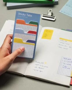 Zakładki samoprzylepne w kratkę Sticky Tabs - mishmash - 90 szt.