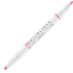 Zakreślacz dwustronny Mildliner - Zebra - Dusty Pink