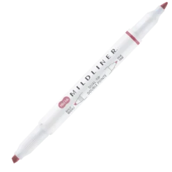 Zakreślacz dwustronny Mildliner - Zebra - Smoke Red