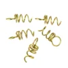 Zawieszki wkręcane do styropianu - złote, 5 szt.