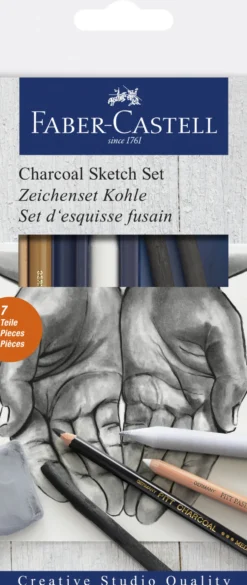 Zestaw akcesoriów do szkicowania - Faber-Castell - 7 szt.