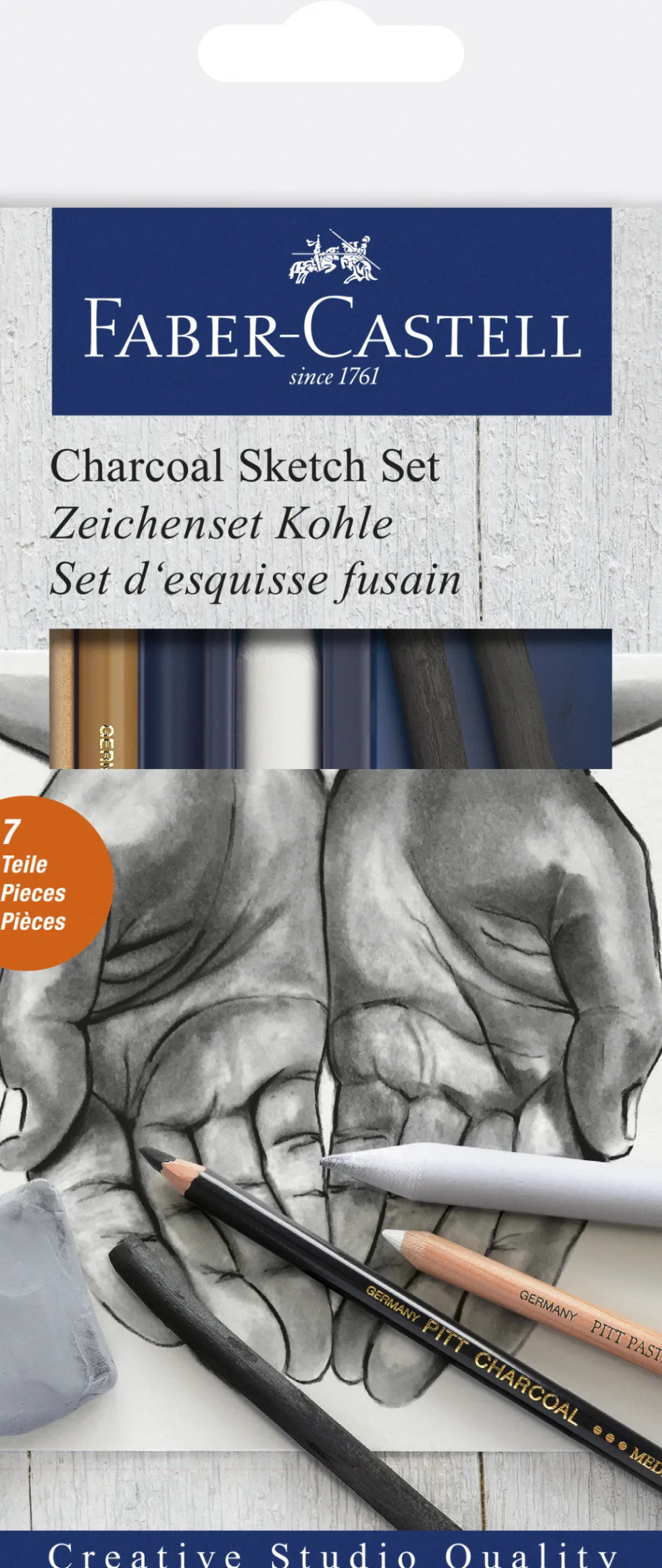 Zestaw akcesoriów do szkicowania - Faber-Castell - 7 szt.