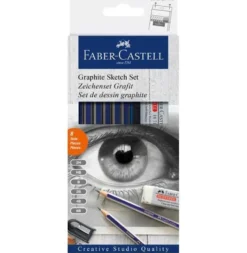 Zestaw akcesoriów do szkicowania Goldfaber - Faber-Castell - 8 szt.