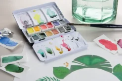 Zestaw akwareli Akademie Aquarell w półkostkach - Schmincke - 12 kolorów