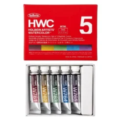 Zestaw akwareli Artists’ Watercolor Nightfall - Holbein - 5 ml x 5 szt.