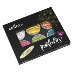 Zestaw akwareli, Candy - Coliro Pearl Colors - 6 kolorów