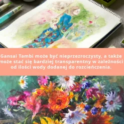 Zestaw akwareli Gansai Tambi - Kuretake - 100 szt.