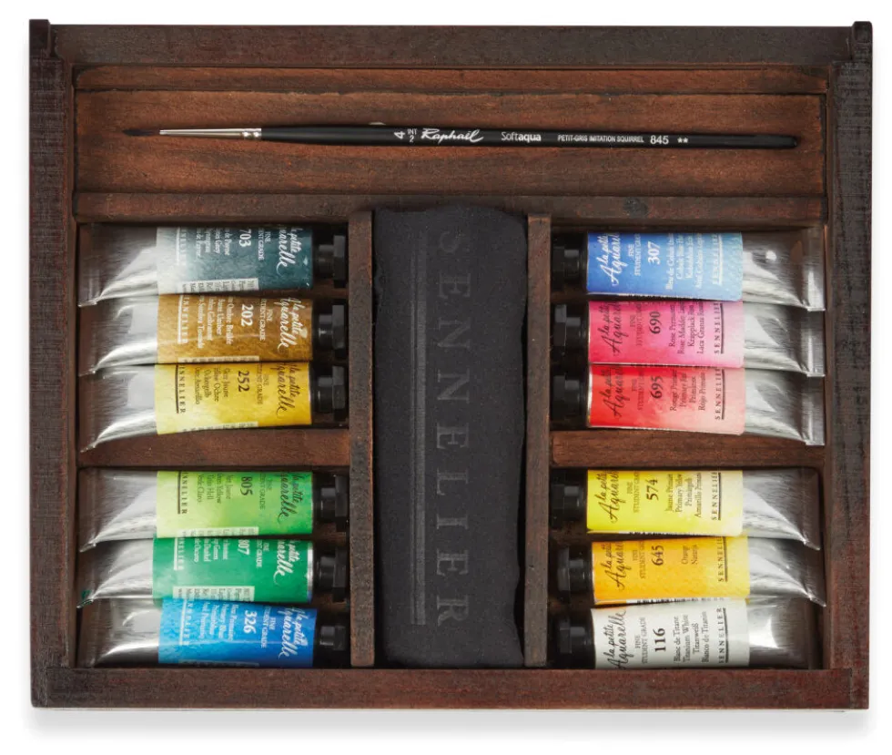 Zestaw akwareli La Petite Aquarelle - Sennelier - 12 x 10 ml