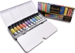 Zestaw akwareli l’Aquarelle Iridescent - Sennelier - 12 x 10 ml