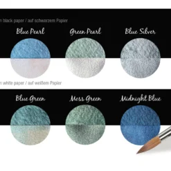 Zestaw akwareli, Ocean - Coliro Pearl Colors - 6 kolorów