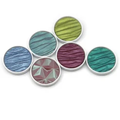 Zestaw akwareli, Paradise - Coliro Pearl Colors - 6 kolorów