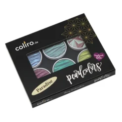 Zestaw akwareli, Paradise - Coliro Pearl Colors - 6 kolorów
