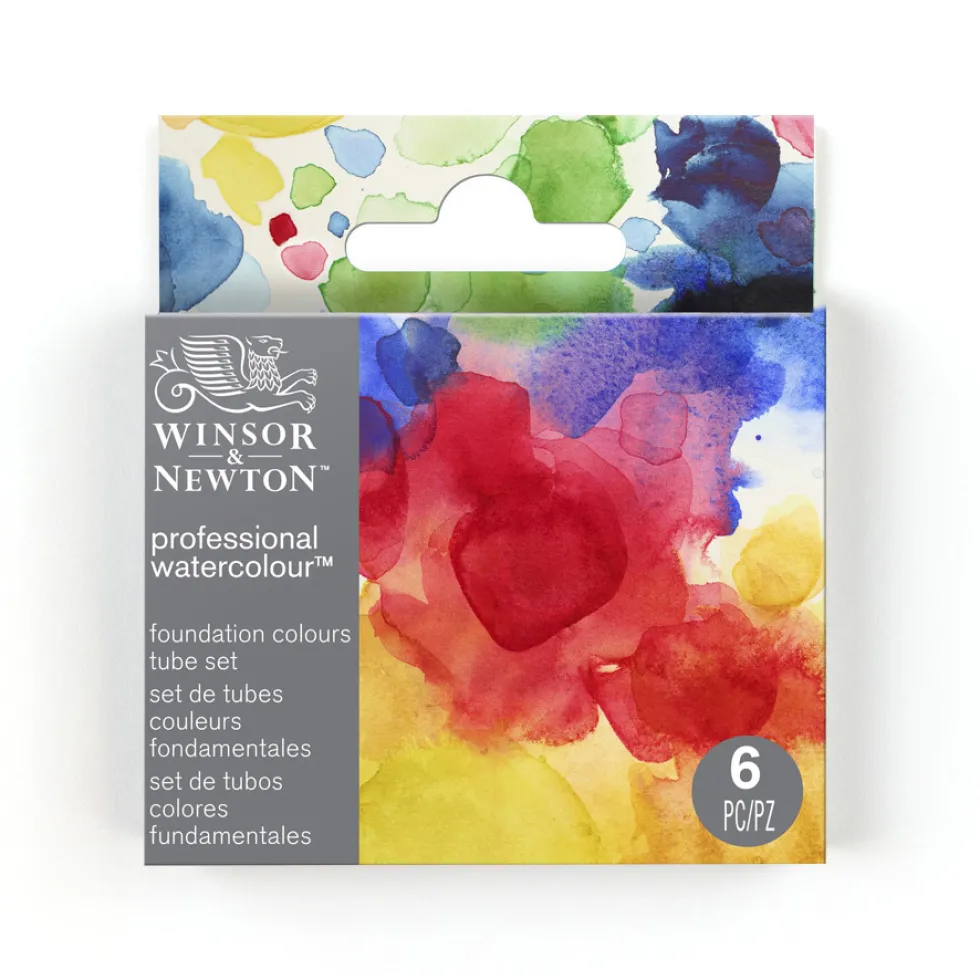 Zestaw akwareli Professional Foundation - Winsor & Newton - 6 x 5 ml