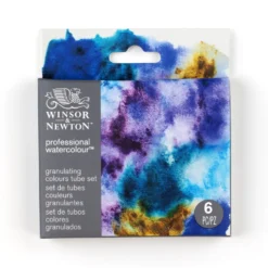 Zestaw akwareli Professional Granulating - Winsor & Newton - 6 x 5 ml
