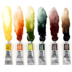 Zestaw akwareli Professional Rich Earth - Winsor & Newton - 6 x 5 ml