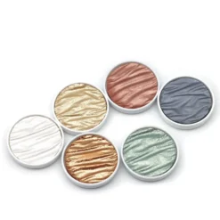 Zestaw akwareli, Silk - Coliro Pearl Colors - 6 kolorów