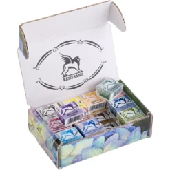 Zestaw akwareli w półkostkach Eco Box - Renesans - 24 kolory