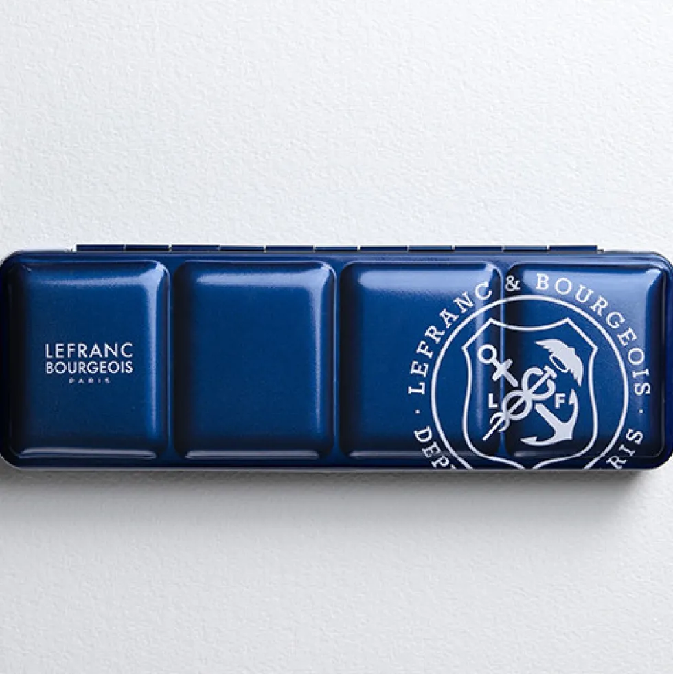 Zestaw akwareli w półkostkach Fine - Lefranc & Bourgeois - 41 szt.