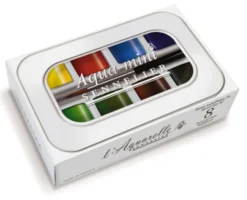Zestaw akwareli w półkostkach l'Aquarelle Aqua-mini - Sennelier - 8 szt.