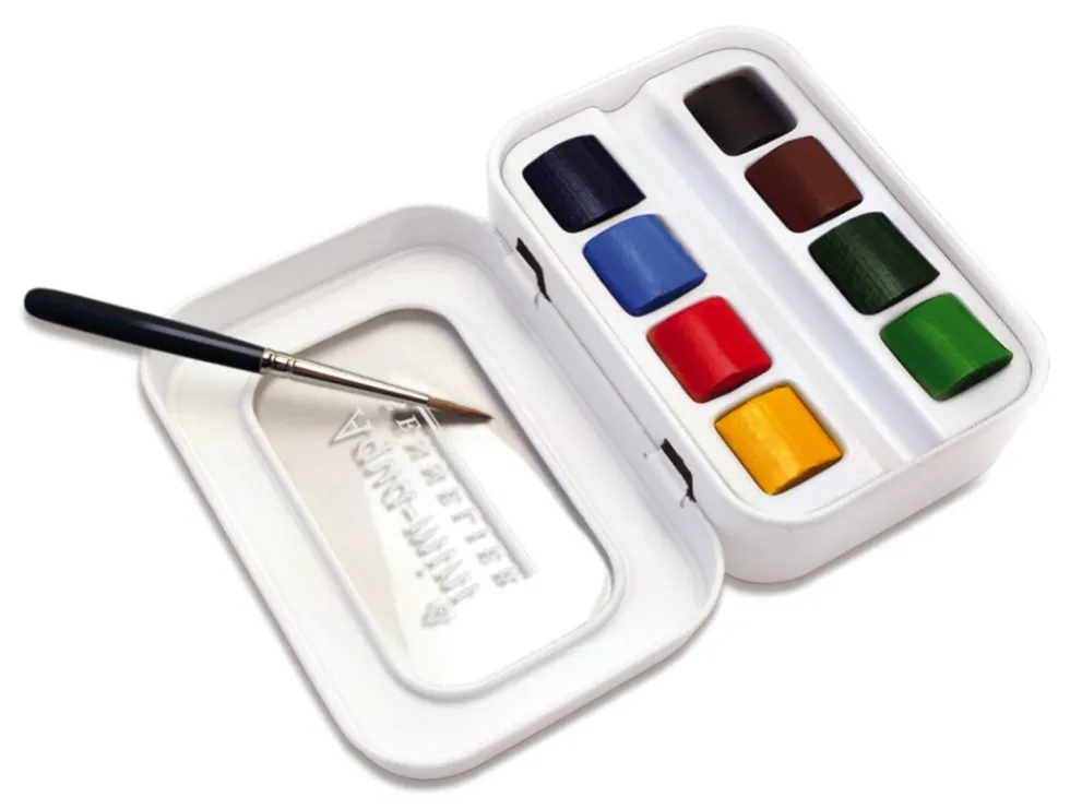 Zestaw akwareli w półkostkach l'Aquarelle Aqua-mini - Sennelier - 8 szt.