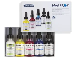 Zestaw akwareli w płynie Aqua Drop - Schmincke - 5 szt. x 30 ml