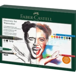 Zestaw artystyczny Discovery Watercolour - Faber-Castell - 12 szt.