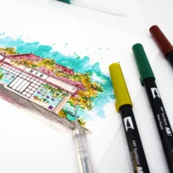 Zestaw artystyczny Urban Sketching Japan Edition - Tombow - 8 szt.
