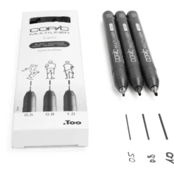 Zestaw cienkopisów Copic Multiliner Broad - Black 3 szt.