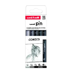 Zestaw cienkopisów kreślarskich Pin 200 Comics - Uni - 5 szt.