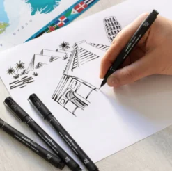 Zestaw cienkopisów kreślarskich Pin 200 Sketching - Uni - 5 szt.