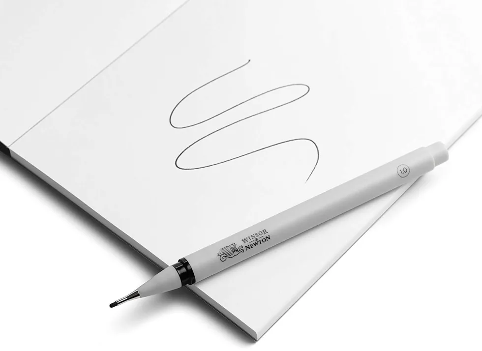 Zestaw cienkopisów kreślarskich - Winsor & Newton - czarne, 5 szt.