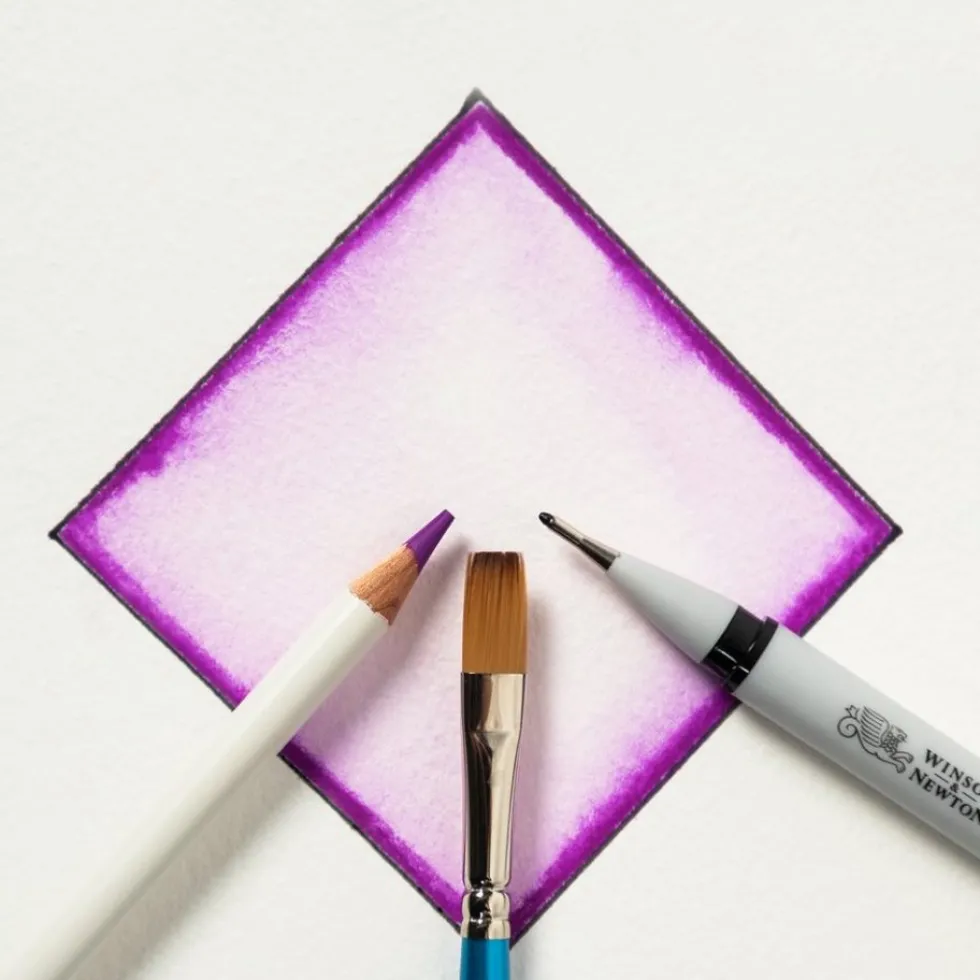 Zestaw cienkopisów kreślarskich - Winsor & Newton - Small, Black, 3 szt.